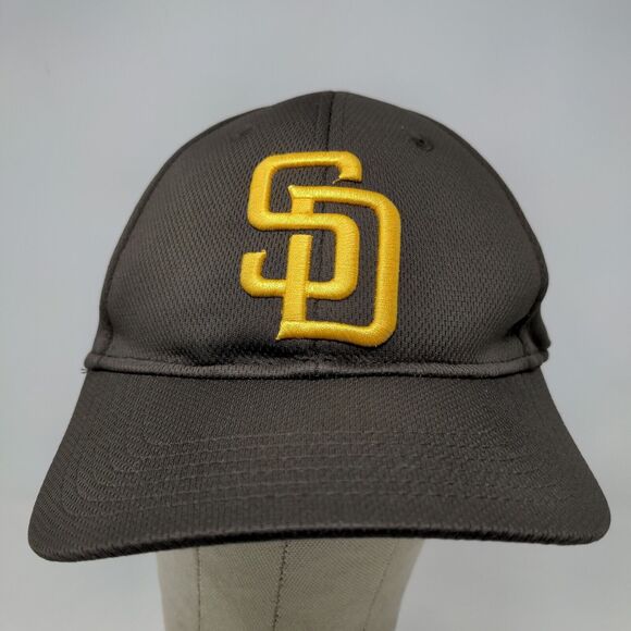 OC Sports Team MLB Men's Strapback Hat Brown OSFM San Diego Padres Embroidered - Picture 2 of 12